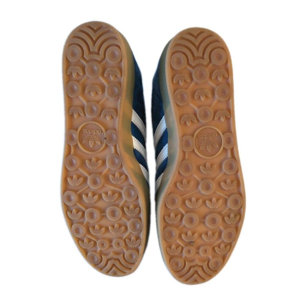 Adidas Originals Gazelle Blue Suede Gum Sole Sneakers Size 11.5 - Picture 6 of 11